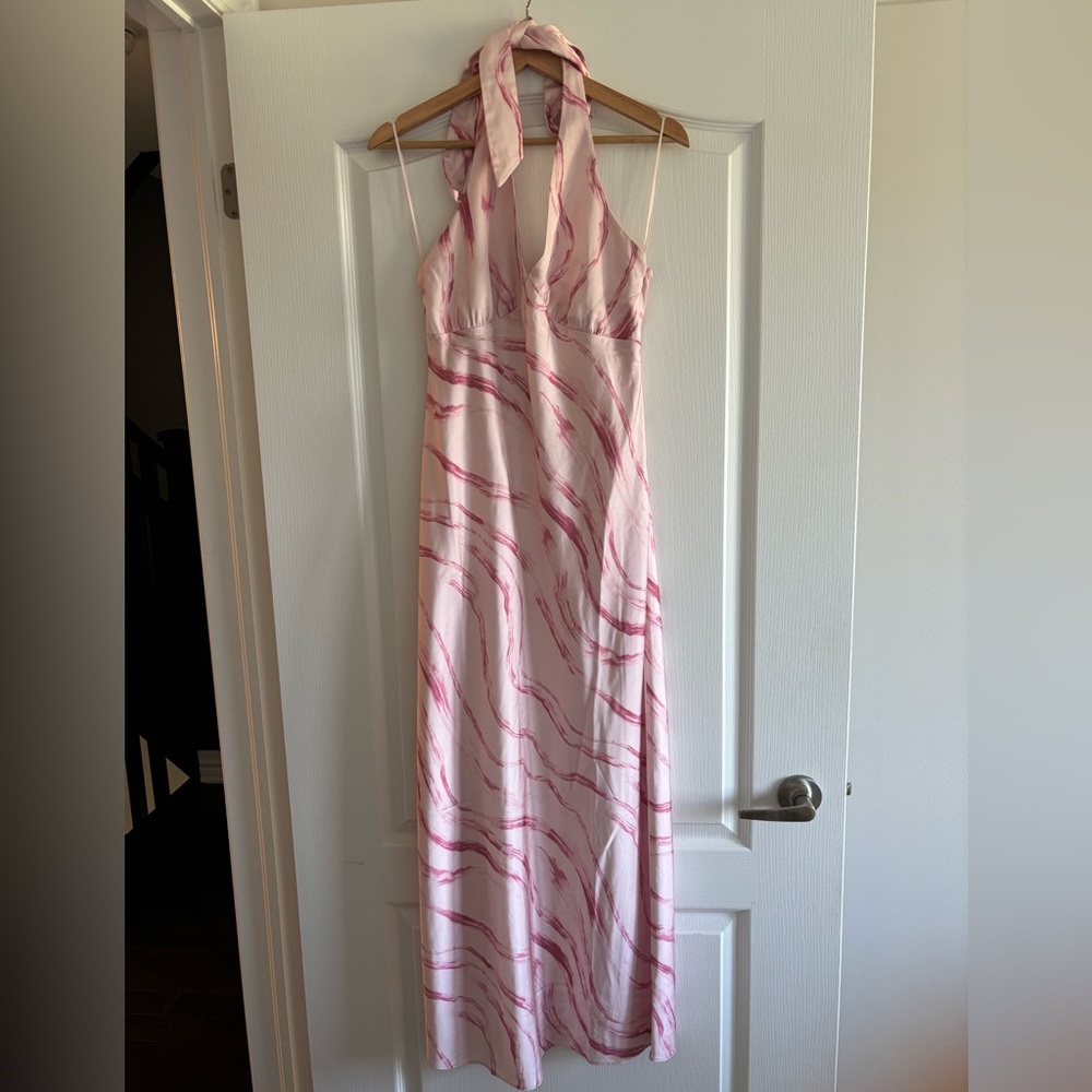 Abercrombie & Fitch Pink and White Dress